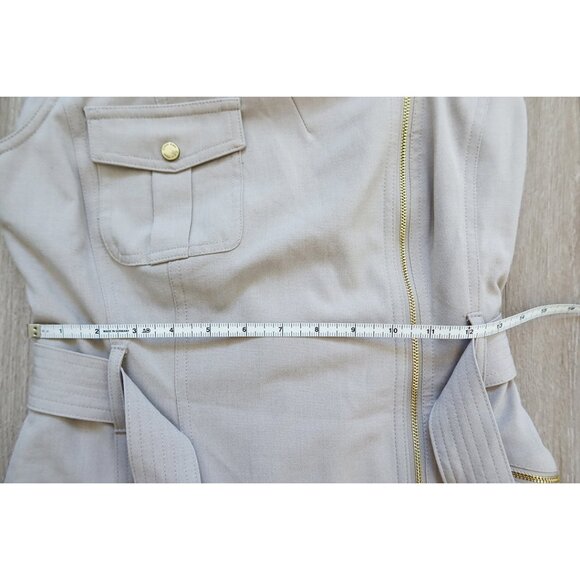 Calvin Klein Moto Style Sheath Dress - Picture 8 of 9